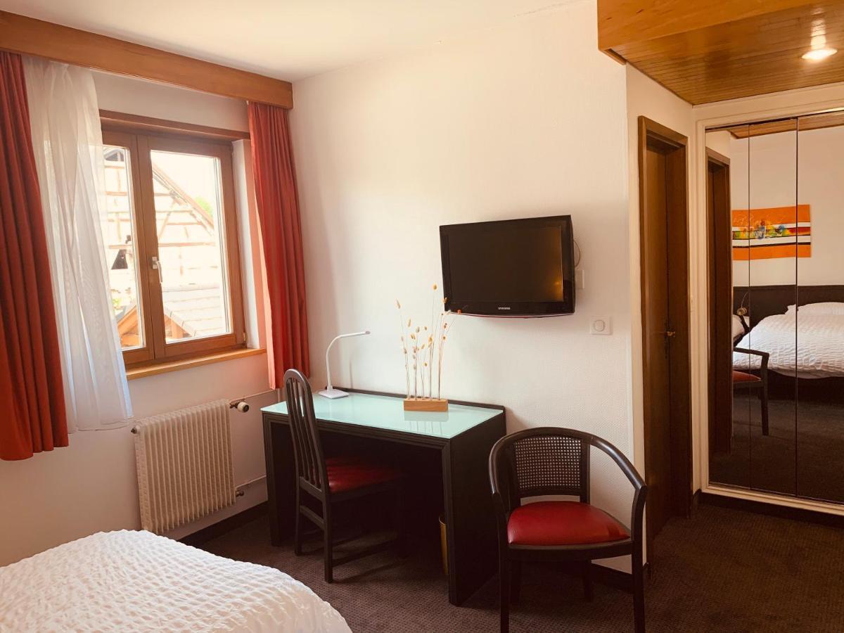 Logis Hotel Restaurant Au Lion Rouge Bartenheim Dış mekan fotoğraf