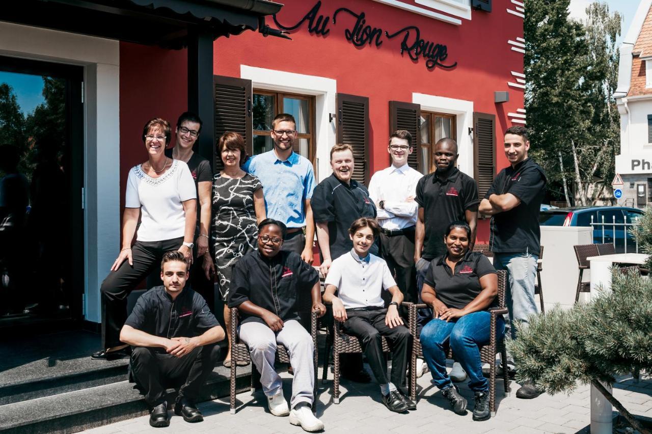 Logis Hotel Restaurant Au Lion Rouge Bartenheim Dış mekan fotoğraf